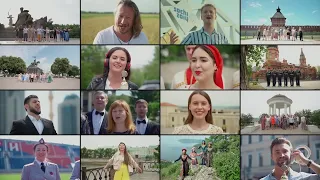 National anthem of Russia ( Flashmob )