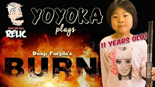 YOYOKA takes on the DEEP PURPLE classic BURN.  You WON'T BELIEVE that's she's ONLY 11 YEARS OLD!