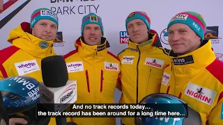 Interview winner 4-man bobsleigh Parkcity 22/23