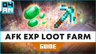 INSANE AFK XP Loot & Emerald Farm Guide in Minecraft Dungeons (Any Difficulty)