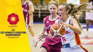 Spain v Latvia - Full Game - FIBA U20 Women's European Championship 2019