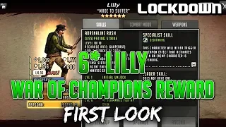 TWD RTS: 6* Lilly, War of Champions Reward - First Look - The Walking Dead: Road to Survival