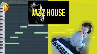 Making a JAZZY HOUSE SONG in FL Studio!