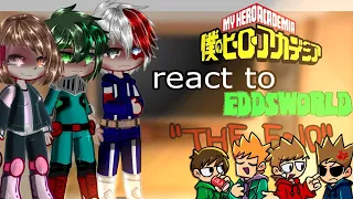 MHA(BNHA) react to Eddsworld "The End"/MHA Eddsworld "The End"e tepki veriyor/🇹🇷/🇺🇸#gacha #reaction