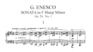 George Enescu - Piano Sonata No. 1 in F-Sharp Minor, Op. 24 No. 1