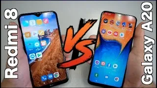 Xiaomi Redmi 8 VS Samsung Galaxy A20 Speed Test