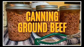 CANNING Ground Beef for BEGINNERS