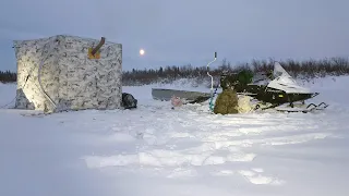 ПРОРВАЛИСЬ НА ОЗЕРО СУМАСШЕДШИЙ КЛЁВ  ДОРОГА ЖЕСТЬ, НО ТОГО СТОИЛО  УСТАЕВ НА РЫБАЛКЕ