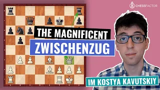 Winning Material with the Zwischenzug Tactic | Chess Tactics | Improver Level | IM Kostya Kavutskiy