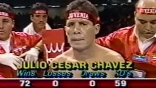 🥊【平成2年】フリオ・セサール・チャベス vs.安 京徳（Korean）【ボクシング】Julio César Chávez