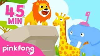 Lagu-lagu binatang untuk anak | Kumpulan Lagu Anak | Pinkfong Baby Shark