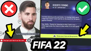 6 Things You SHOULD NOT DO In FIFA 22 Career Mode