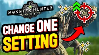 I WISH I Knew About This ONE SETTING Sooner! | Monster Hunter World Guide