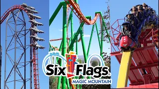 Sarah's First Time to Magic Mountain! Riding Six Flags' Craziest Roller Coasters! October 2022 Vlog