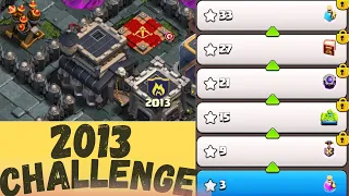 Easily 3 star the 2013 challenge(clash of clans)
