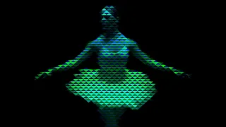 Evocative Ballerina abstract conceptual art video