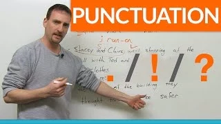 Learn Punctuation: period, exclamation mark, question mark