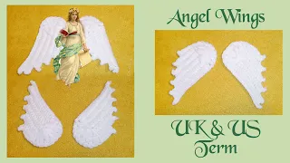 Crochet Wings 👼 How to do Angel Wings Free Pattern For Beginners