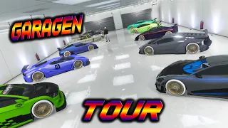 GARAGEN TOUR!!! ICH ZEIGE EUCH MEINE FAHRZEUGE!!! in GTA 5 ONLINE DEUTSCH 1.54