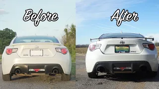 Swapping a Stock '15 FR-S Spoiler to '17+ BRZ/GT86 Spoiler • '15 FR-S