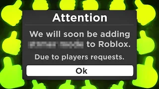 Roblox Is Doing Something Amazing Soon...