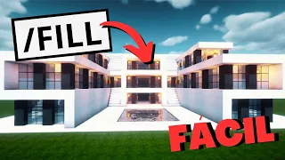 Conheça o MÉTODO de construir uma casa usando /FILL  no MINECRAFT