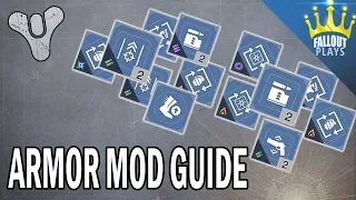 Guide to Armor Mods (weapon recoil, cooldowns, reload speeds, etc.) | DESTINY 2