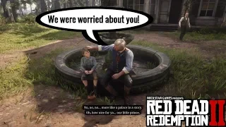 Little Jack tells Hosea about his time at Angelo Brontes Manor | Red Dead Redemption 2