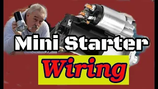 How to wire a mini starter for older Ford's