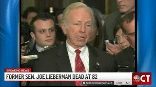 Former Connecticut Senator Joe Lieberman dead at 82