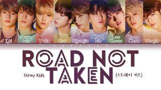 STRAY KIDS - ROAD NOT TAKEN (부작용) (Color Coded Lyrics Eng/Rom/Han/가사)