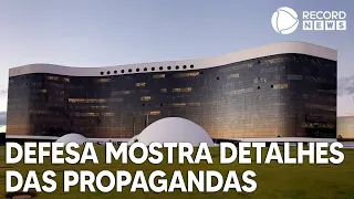 Defesa de Bolsonaro apresenta detalhes de inserções