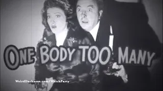 Weirdo Watch Party: "One Body Too Many" starring Bela Lugosi! (Coming Sat, April 8, 2023, 9p CT)