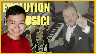 Evolution of Music  1680 AD to  2017 (Vinheteiro) / Rickylife reaction