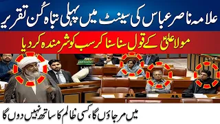 Raja Nasir Abbas First Speech In Senate | Everyone Shocked | Senate Session | 24 News HD