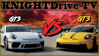 992 GT3 vs 991.2 GT3 | Track Comparison | Dream Racing Vegas