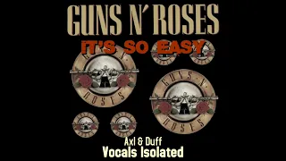 Guns N' Roses It's So Easy Vocals Isolated