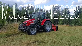 MULCZOWANIE ŁĄK🌾 Massey Ferguson 5710s🇵🇱