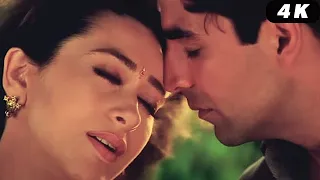 Mausam Ki Tarah Tum Bhi Badal 4K HD Video | Akshay Kumar, Karisma Kapoor | Jaanwar Songs | 90's Hits