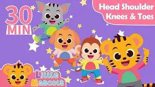 Head Shoulder Knees & Toes + Bingo Song + More Little Mascots Nursery Rhymes & Kids Songs