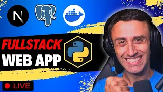 Python Full Stack App: Next.js 14, Flask, PostgreSQL, Docker