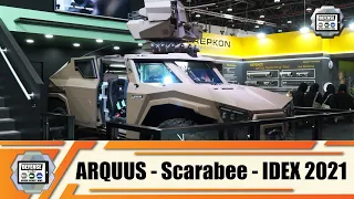 IDEX 2021 ARQUUS from France launches its Scarabee light reconnaissance armored for worldwide market