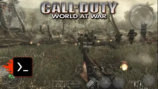 Call Of Duty World At War (Windows) on Android | Termux-BOX | Poco X3 Pro