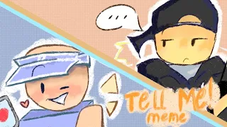 TELL ME! | MEME ANIMATION | BOBO & JARD | Evade Roblox | BruhRen