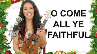 O Come All Ye Faithful EASY Ukulele Tutorial and Play Along