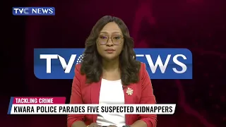 WATCH: Five Suspected Kidnappers Paraded by Police in Kwara State