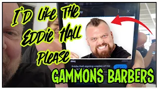 Give Me The Eddie Hall Haircut! | Visit Gammons Barbers In Newport