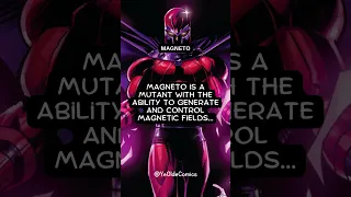 Magneto And His Powerful Ability Of Magnetism - X-Men Villains Explained #shorts