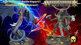 Age of Sigmar Battle Report!! Daughters of Khaine vs Lumineth Realmlords: Khailebron vs Ymetrica!!