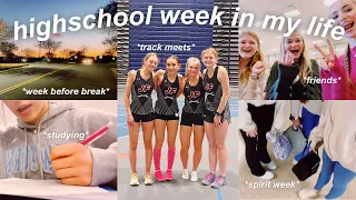 high school week in my life vlog *spirit week, track meets, friends, vlogmas + more*